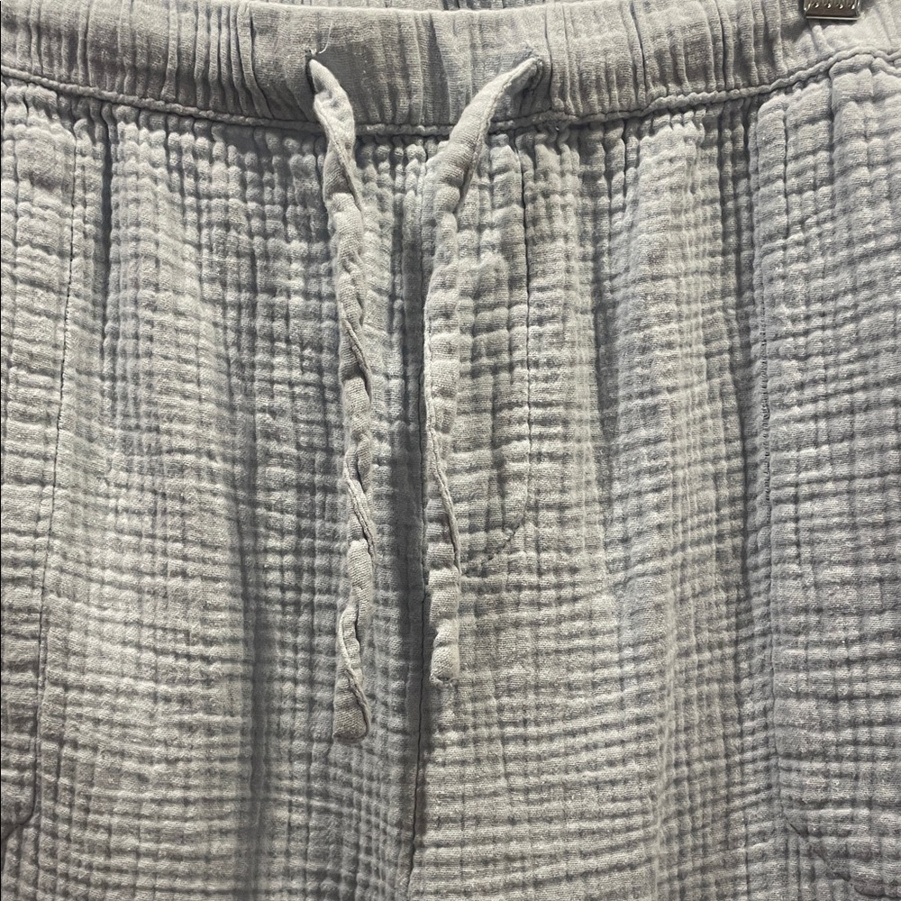 Splendid XL 100% Cotton Gauze Baby Light Blue Wide Leg Palazzo Pants - Picture 3 of 6
